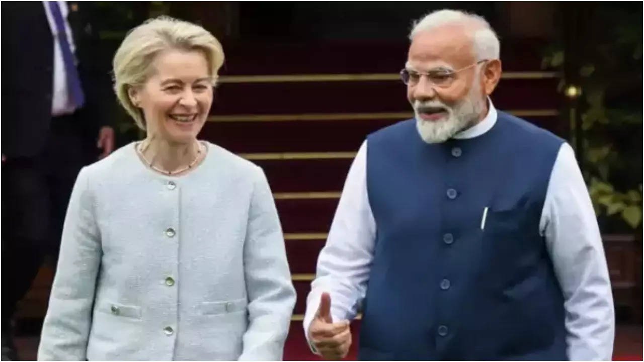 You are currently viewing ‘Unprecedented and landmark visit’: MEA on European Commission President Ursula von der Leyen’s trip to India
