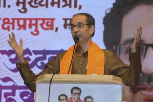 Read more about the article Uddhav Thackeray invokes ‘Jai Shivaji, Jai Bhavani’ to counter BJP’s ‘Jai Shri Ram’