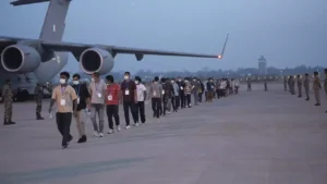 Read more about the article Second batch of 266 Indians airlifted from Myanmar scam centres, 549 rescued till now