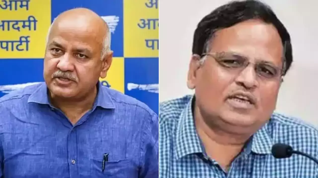 You are currently viewing President approves FIR against AAP leaders Manish Sisodia, Satyendar Jain in Rs 1,300 crore classroom scam case