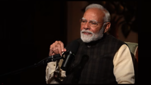 Read more about the article ‘People told time by his footsteps’: PM Modi talks about his father’s discipline in podcast with Lex Fridman