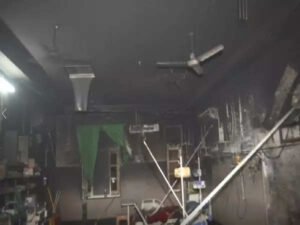 Read more about the article 190 patients evacuated after AC unit blast sparks fire at Gwalior hosp