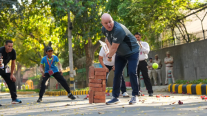 Read more about the article ‘Shared love of cricket’: New Zealand PM Christopher Luxon joins Ross Taylor for a game in Delhi