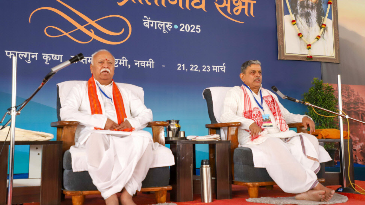 You are currently viewing RSS annual report flags violence against Hindus in Bangladesh, says restoring long-term peace in Manipur will take time