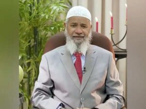 Read more about the article India hits out at Pakistan for hosting Zakir Naik