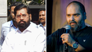 Read more about the article Kunal Kamra vs Shiv Sena: Joke on Eknath Shinde triggers major row; venue vandalised, FIR filed