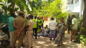 Read more about the article Mob in janitor uniform storms Chennai YouTuber’s home, dumps human excreta in vicious attack