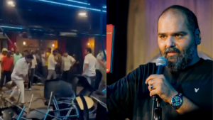 Read more about the article Kunal Kamra shares clips of Shiv Sena protests in apparent dig at ongoing joke row