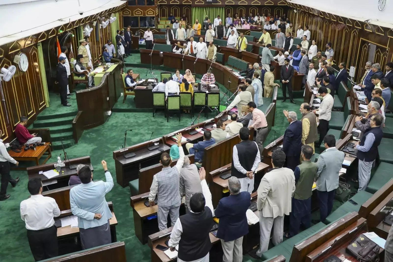 You are currently viewing Lone walks out over ‘UT’ mention in J&K bill, CM Omar Abdullah puts onus on Centre