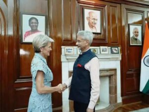 Read more about the article Jaishankar discusses border security with UN secretary general’s special envoy on Myanmar