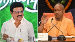 Read more about the article ‘Political black comedy at its darkest’: MK Stalin slams Yogi Adityanath over ‘hate’ remark amid language row