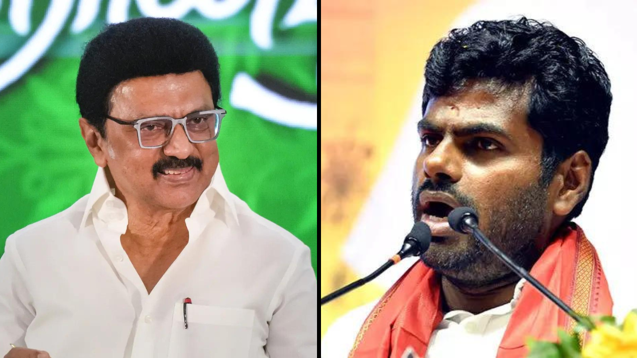 You are currently viewing ‘Schools owned by Stalin’s family teach three languages’: Annamalai targets Stalin for remarks on UP CM