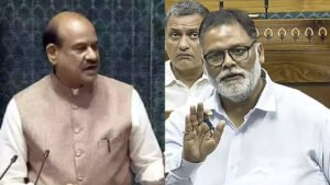 Read more about the article ‘Remove your arm from minister’s shoulder’: Speaker Om Birla cautions Pappu Yadav on House decorum