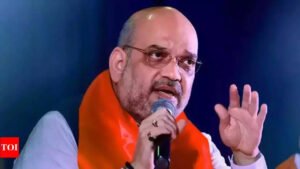 Read more about the article ‘Matter of great joy’: Amit Shah welcomes 50 Naxalites surrendering in Chhattisgarh