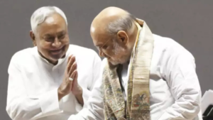 Read more about the article ‘Will never again jump ship’, Nitish Kumar assures Amit Shah