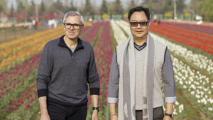 Read more about the article ‘He wanted to get picture with me’: Omar Abdullah defends tulip garden meet with Kiren Rijiju