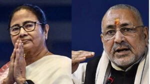 Read more about the article ‘Hindus forced to flee West Bengal’: Giriraj Singh slams Mamata Banerjee over Murshidabad violence