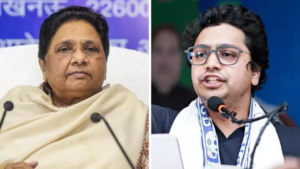 Read more about the article ‘One more chance’: Mayawati accepts nephew’s public apology, re-inducts him in BSP