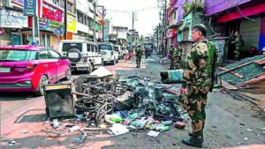 Read more about the article Hundreds cross Ganga to flee Murshidabad violence in Bengal