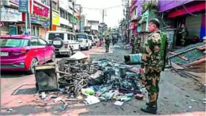 Read more about the article TMC, BJP trade blame over Bengal unrest over waqf law