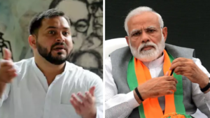Read more about the article ‘Real double engine in Bihar is – crime and corruption’: RJD leader Tejashwi Yadav slams PM Modi, Amit Shah