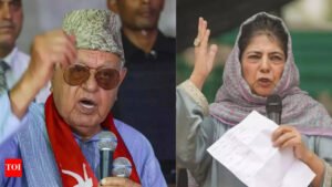 Read more about the article PDP hits back at NC over Article 370, cites ‘deals with BJP’