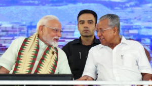 Read more about the article Pinarayi Vijayan mum on Chandy role, gives LDF govts credit for port