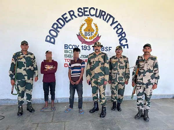 You are currently viewing BSF Meghalaya nabs 5 Bangladeshi Nationals for illegal entry