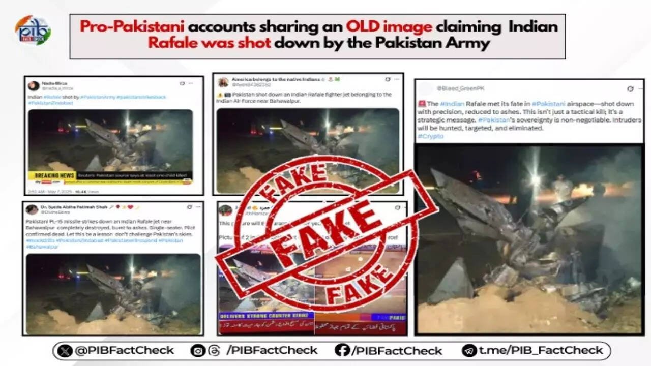 You are currently viewing Did Pakistan shoot down Rafale jet during Operation Sindoor? PIB fact check says no