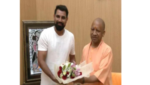 Read more about the article Mohammed Shami meets UP CM Yogi Adityanath