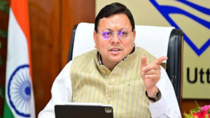 Read more about the article Uttarakhand: CM Dhami holds virtual meet with district magistrates, reviews development works