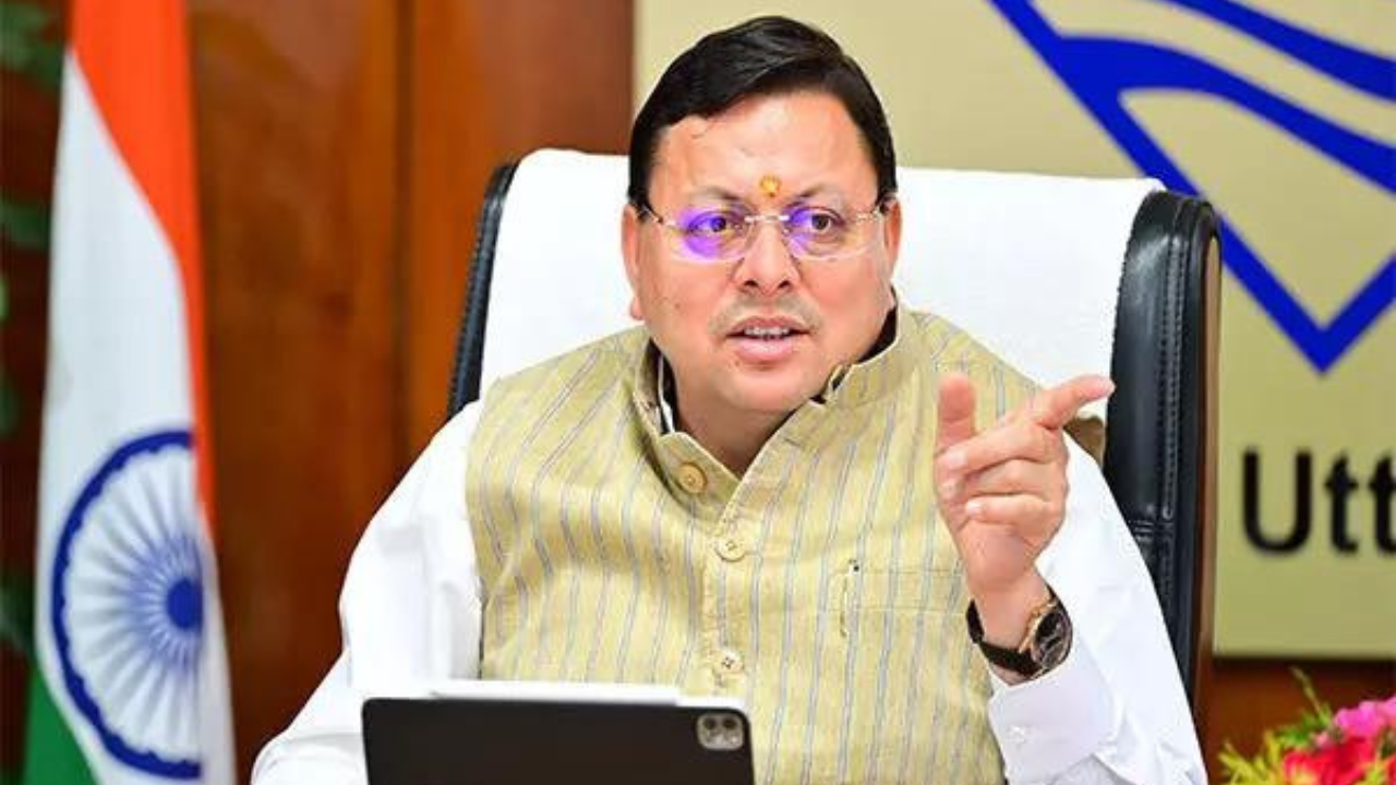 You are currently viewing Uttarakhand: CM Dhami holds virtual meet with district magistrates, reviews development works