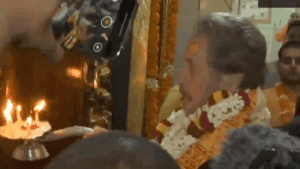 Read more about the article Watch: A day after Ayodhya visit, Elon Musk’s father Errol Musk offers prayers at ISKCON Temple in Delhi