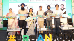 Read more about the article ‘Time for a war on pollution’: Delhi’s EV and dust control push takes shape at Urban Adda 2025