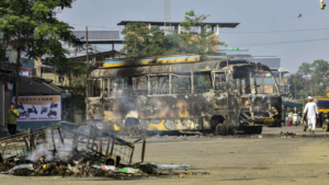 Read more about the article Manipur violence: Protests continue despite curfew; MLAs seek release of Meiti leader – top developments