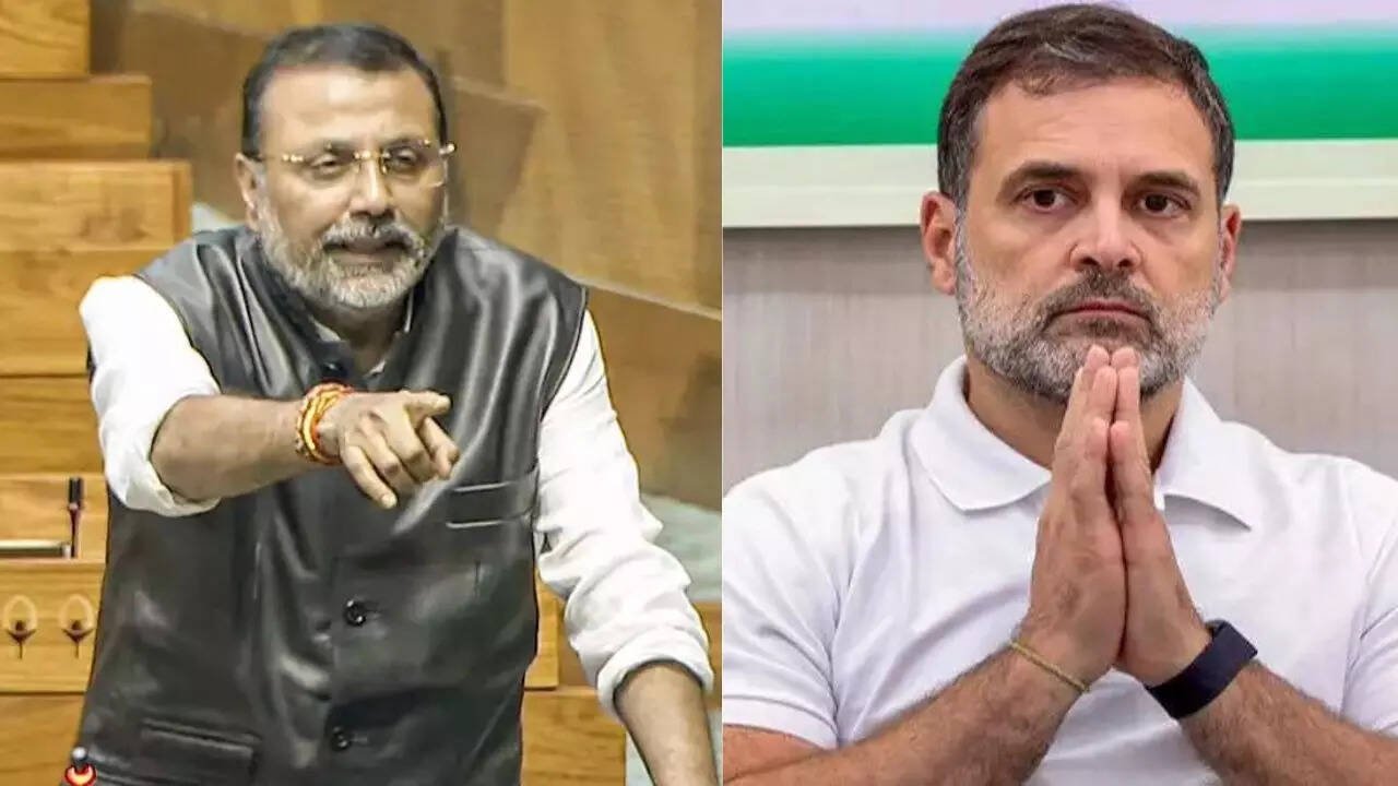 You are currently viewing ‘Should China-Nehru link be investigated?’: BJP MP Nishikant Dubey slams Rahul Gandhi; asks if 1962 war was ‘imposed’