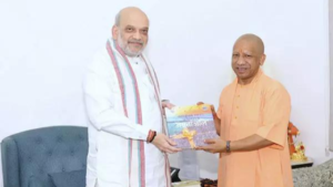 Read more about the article New Delhi: CM Yogi Adityanath pays courtesy visit to Union home minister Amit Shah