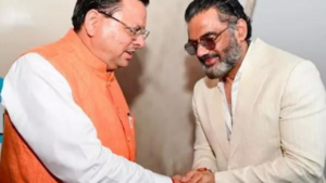 Read more about the article Suniel Shetty meets Uttarakhand CM Pushkar Singh Dhami in Dehradun