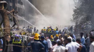 Read more about the article Air India plane crash: Wrapped in blanket, medico walks out of hostel inferno