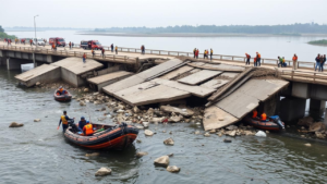 Read more about the article Bridge across Indrayani river collapses near Pune, 10–15 feared trapped; rescue operation under way