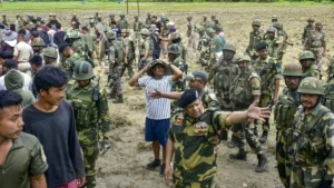 Read more about the article Farmers’ stand-off near Manipur’s ethnic buffer zone