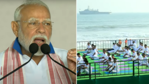 Read more about the article International Yoga Day: ‘Yoga is pause button’; PM Modi’s strong message for world ‘going through unrest’