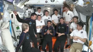 Read more about the article ‘Jai Hind, Jai Bharat’: Shubhanshu Shukla’s first message to India from ISS; says ‘not easy to stand here’