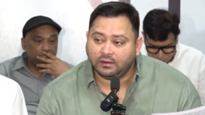 Read more about the article Bihar elections: Tejaswi Yadav slams PM Modi, Nitish; says electoral rolls revision will snatch voting rights from poor