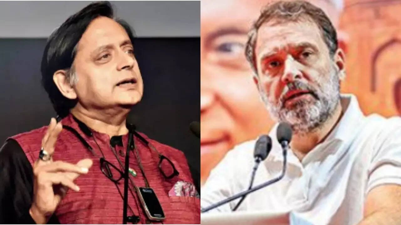 You are currently viewing ‘I think RSS has moved on’: Did Shashi Tharoor defend the Sangh? Here’s what Congress MP said on Rahul Gandhi’s ‘Manusmriti’ charge