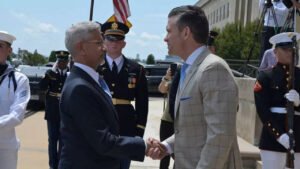 Read more about the article India-US relations: Jaishankar meets Hegseth in Pentagon; calls defence ties ‘consequential pillar’