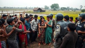 Read more about the article Mob violence in Assam: Couple held hostage over illicit relationship; police team attacked during rescue operation