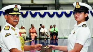 Read more about the article After IAF, Navy gets 1st woman fighter pilot