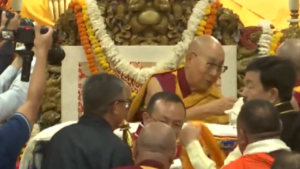 Read more about the article Kiren Rijiju attends Dalai Lama birthday celebrations; visit amid India-China war of words over spiritual leader’s ‘successor’ – watch video