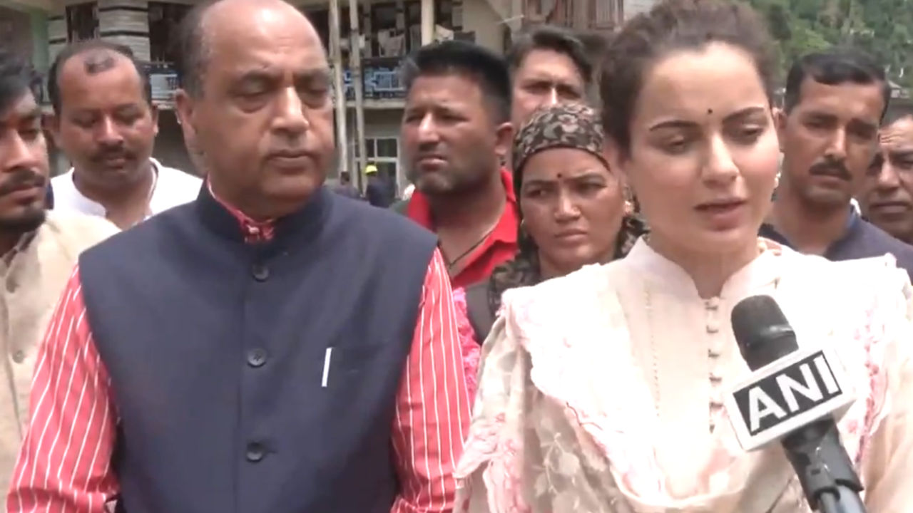 You are currently viewing Himachal floods: Congress targets Kangana over ‘don’t have any cabinet’ remark, calls it ‘insensitive’